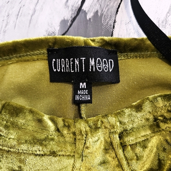 Current Mood Crushed Velvet Mini Dress - Picture 4 of 4